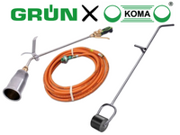 GRUN X KOMA - Zestaw Palnik stalowy St 65/800 + Wałek dociskowy W1