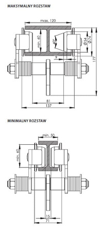 Wózek zaczepowy ST010 PROTEKT