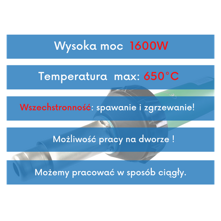 Zgrzewarka do folii PCV Bosite-D (Zestaw)