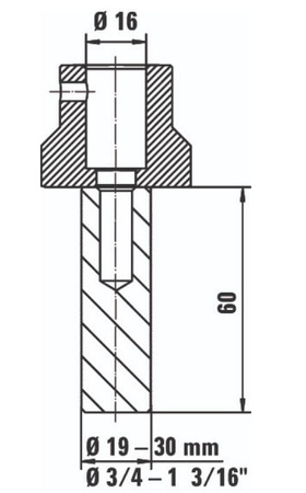 Adapter do stołów warsztatowych TW16AW19