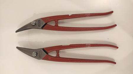 Zestaw nożyc do blachy przelotowe (lewe + prawe) STUBAI